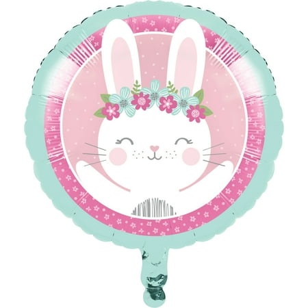 Bunny Party Mylar Balloons, 3 Count