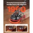 thumbnail image 3 of VEVOR Commercial Floor Scrubber Machine, Heavy Duty Floor Cleaner Polisher with 2 Wheels,  Professional Electric Carpet Buffer, Max 1900 RPM, 43 FT Cord, 3 Pads & 3 Brushes - All Floor Surfaces, 3 of 9