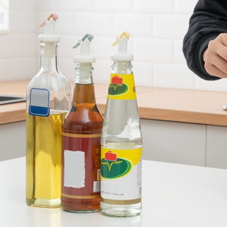 4 Pcs Liquor Bottle Pourers Premium Olive Oil Spout Speed Pour. Purple YIWEI