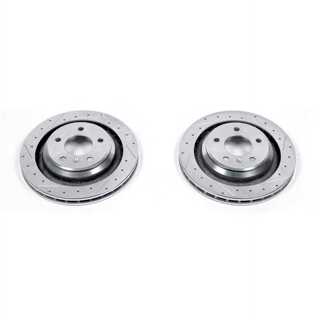 Power Stop AR8287XPR Evolution Drilled & Slotted Rotors -Rear Fits 2006 Pontiac Grand Prix
