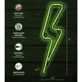thumbnail image 6 of Xtreme Lit 4.13" x 13" Lightning Bolt Multi Color LED Neon Sign, Plastic Hanging Wall Art, Remote, 0.55 lb, 6 of 9
