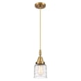 thumbnail image 7 of 447-1P-PN-G513 Innovations Lighting Bell - 1 Light Cord Hung Mini Pendant-11.13 Inch Tall and 5 Inch Wide-Polished Nickel Finish-Clear Deco Swirl, 7 of 7