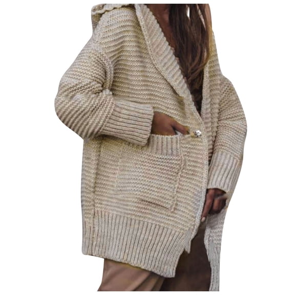 Vedolay Cardigan Sweaters for Women 2023 Lightweight Crochet Knit Cardigans Button Down Sweaters Shrugs Beige,One Size