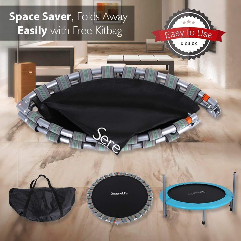 SereneLife 40'' Foldable Round Trampoline