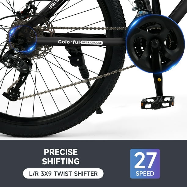 MotorGenic Mountain Hardtail Mountain Bike for Men/Women, 27.5