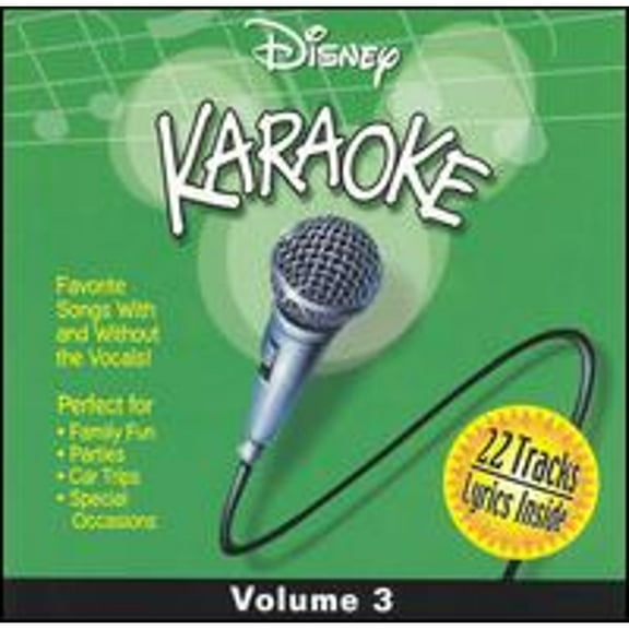 Pre-Owned Disney Karaoke, Vol. 3 (CD 0050086070978) by Karaoke