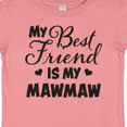 thumbnail image 4 of Inktastic My Best Friend is My Mawmaw with Hearts Boys or Girls Baby T-Shirt, 4 of 5