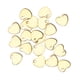 thumbnail image 2 of 20 piezas DIY colgante en forma de corazón colgante de acero inoxidable con agujero accesorio para hacer joyas (oro 6,5 x 7 mm), 2 of 5