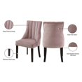 thumbnail image 5 of Pemberly Row Contemporary 19"H Velvet Dining Chair in Pink (Set of 2), 5 of 6
