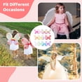 thumbnail image 6 of 12PCS Butterfly Fairy Wings, Sparkle Princess Wings Set, Colorful Costume Accessories for Parties, Glitter Costume Wings with Elastic Straps & Shimmering Patterns, Birthday Party Favors, 6 of 6
