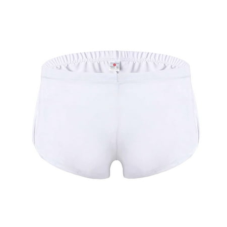 

DNDKILG Breathable Comfort Trunks for Men Pouch Soft Underwear Stretch Male Briefs White XL
