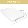 thumbnail image 2 of LNGOOR 3 Pcs Clear Storage Containers with Lids File Stacking Boxes Office, 2 of 8