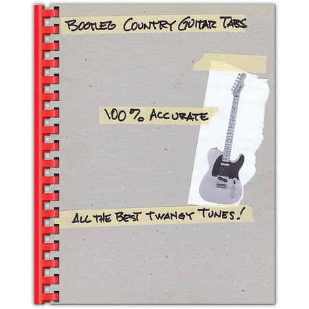 Hal Leonard Bootleg Country Guitar Tabs 100% Accurate - All the Best Twangy