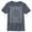 Navy Blue Heather, variant on Boy's Lost Gods Distressed Guitar Poster  Graphic Tee Charcoal Heather Medium
