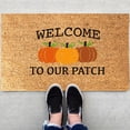 thumbnail image 2 of Halloween Door Doormat for Home Decorations - Cozy Blanket Style for Front Entryway Seasonal Welcome Rug Festive Indoor Outdoor Mat Fall Décor, 2 of 4