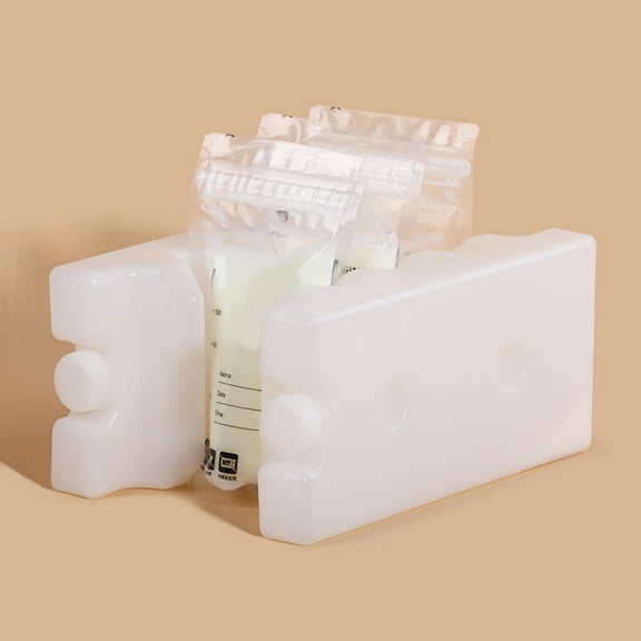 OFFIGAM Bottle Ice Pack Portable Breastmilk Cooler White 1Pcs