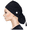 Black, variant on Scrub Caps With Buttons Women Mens Beanies Cap with Buttons and for Hat Scrub with Sweatband Bouffant Print Caps Beret Hats for Women