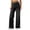 Black, variant on Womens Baggy Wide Leg Jeans High Waisted Pull On Straight Leg Stretchy Jeans Boyfriend Denim Pants (Grey/XXL)