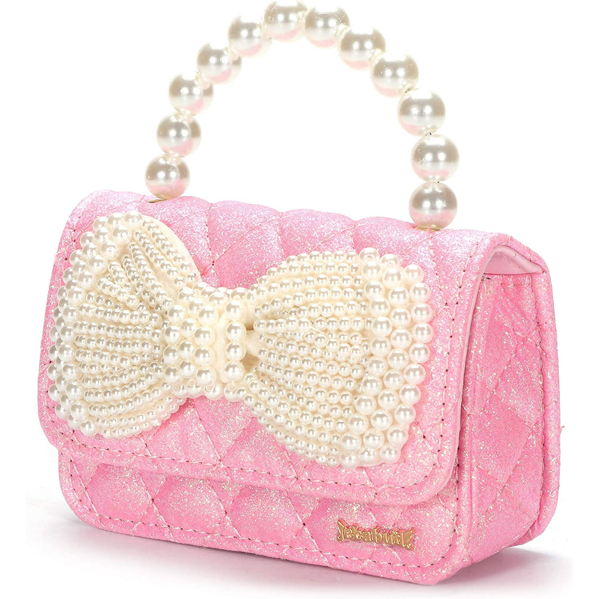 Ffiy Gifts For Little Girls Cute Toddler Purse Kids Baby Sparkly Bow Handbags Small Crossbody Shoulder Bags Toys Presents Other 4.3 X 5.9 X 2.4 Inches