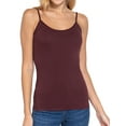 thumbnail image 2 of Active Basic Women & Juniors Solid Plain Adjustable Spaghetti Strap Layering Cropped Camisole Tank Top, 2 of 4