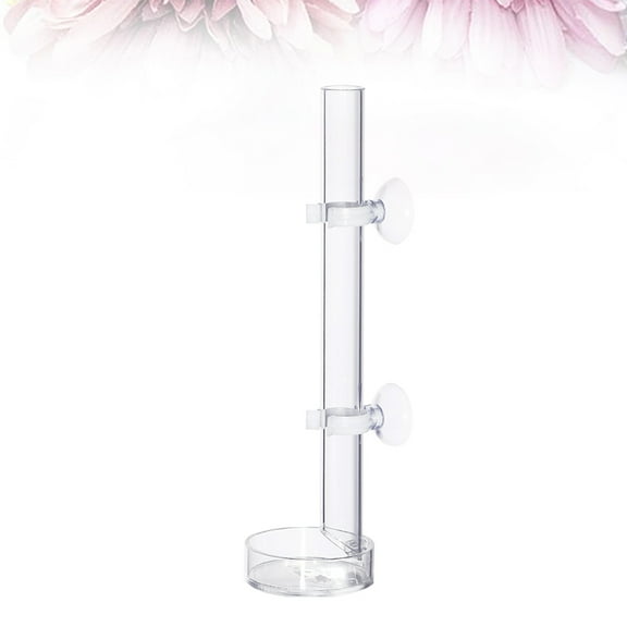 EXHUMKY Fish Tube Feeder 1 Set Shrimp Feeder Food Tube 27.0X6.0X2.5in Transparent Acrylic