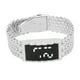 thumbnail image 4 of Reloj digital, reloj LED, reloj de pulsera abierto doble, reloj de pulsera para hombres y mujeres, construido para el futuro, 4 of 14