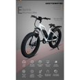 thumbnail image 3 of Camouflage Electric Bike Fat Tire Removable Lithium Battery with Fender(White), 3 of 12
