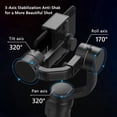 thumbnail image 4 of F8 Handheld 3- Gimbal Stabilizer Phone Holder Anti Shake Video Recording Stabilizer for Cellphone Smartphone, 4 of 8