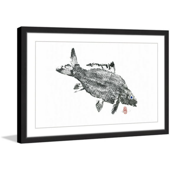 "Carp" Framed Painting Print