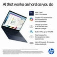 thumbnail image 3 of HP OmniBook X Flip 2-in-1 Copilot+ AI PC Laptop, 14" 2K 1920 x 1200 IPS Touchscreen, Intel 8-Core Ultra 7 256V, 5MP IR Webcam, Backlit KB, Stylus Pen, Win11 Pro (16GB DDR5 RAM/2TB SSD), 3 of 5