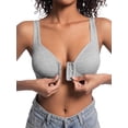 thumbnail image 6 of FW 4/2PCS OWLCE Adjustable Front Closure Push-Up Bra Wire-Free, Seamless & Side Support for Daily Wear, Spring-Summer Comfort, 6 of 10