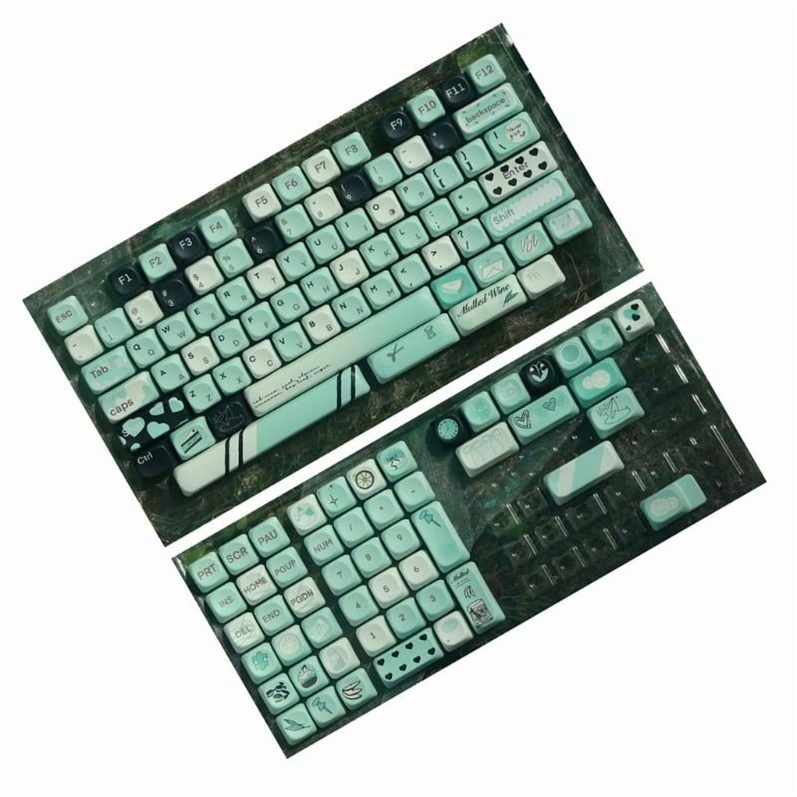 131 Keys PBT MOA Profile Keycaps Set Fantasy Summer Theme for GMK67 81 87 104 108 Mechanical Keyboards
