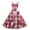 Hot Pink, variant on LWavelet 2026 Valentine's Easy-Breezy Valentine Dress, Spaghetti Strap Heart Print Flared Waist Casual Sundress Deep Red 2XL
