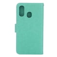 thumbnail image 2 of Samsung Galaxy A40 Wallet Case, Dteck Embossed Flower PU Leather Magnetic Flip Stand Case Cover [Built-in Card Slots][w/ Hand Strap] For Samsung Galaxy A40, Mint Green, 2 of 4