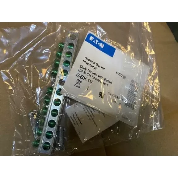 Eaton Cutler Hammer Gbk10 Ground Bar Kit 10 Terminal - Buy More & Save!!!