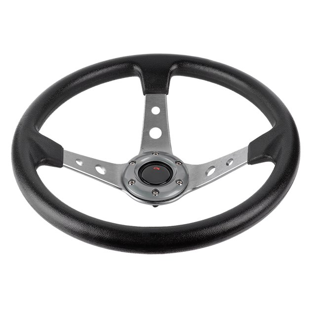Volante de carreras, volante de aluminio universal de 14 pulgadas y 350 mm Volante de aluminio resistente y resistente