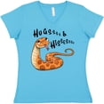 thumbnail image 3 of Inktastic Hugs and Hisses Cute Snake for Valentines Day Women's V-Neck T-Shirt, 3 of 5