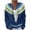 Blue, variant on Women's Fall Cute Floral Print Open Front Knit Cardigan Sweater Winter Casual Loose Button Down Long Sleeve Coat