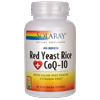 Solaray Red Yeast Rice Plus CoQ-10 | With Niacin for Added Cardiovascular Health Support | Non-Irradiated & No Citrinin | 90 Vegetarian Capsules