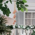 thumbnail image 5 of Hanging Metal Bell Cluster with Jute Rope Handmade Rustic Jingle Bells for Wall, Door & Farmhouse Decor Vintage Harmony Bells for Christmas Decor, Indoor Garland Metal Wall Art, 5 of 5