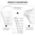 thumbnail image 2 of Ball Basket Metal Ball Container with Handle 50 Balls Storage Basket, 2 of 8