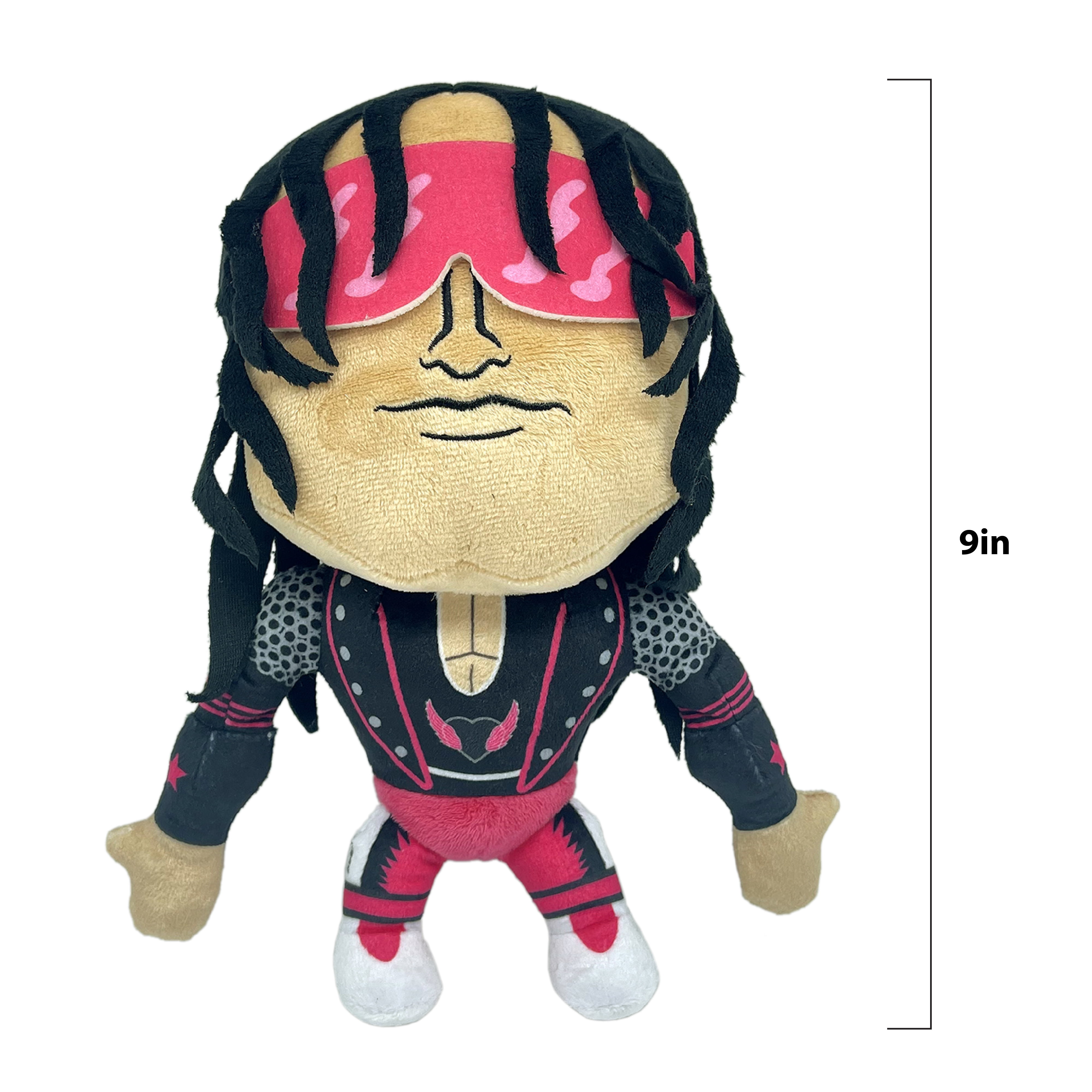 WWE 9" Plush Bret Hart, Stuffed Action Figure, Children Ages 3+