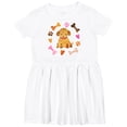 thumbnail image 3 of Inktastic Cute Puppy Valentine with Hearts and Bones Girls Toddler Dress, 3 of 5