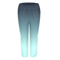 thumbnail image 4 of Gibobby Leggins estampados Leggings informales para mujer talla granpara, mallas con ribete encaje, Jeggings, pantalones vaqueros elásticos cintura alta, pantalones capri ajustados（Glauco， L), 4 of 4