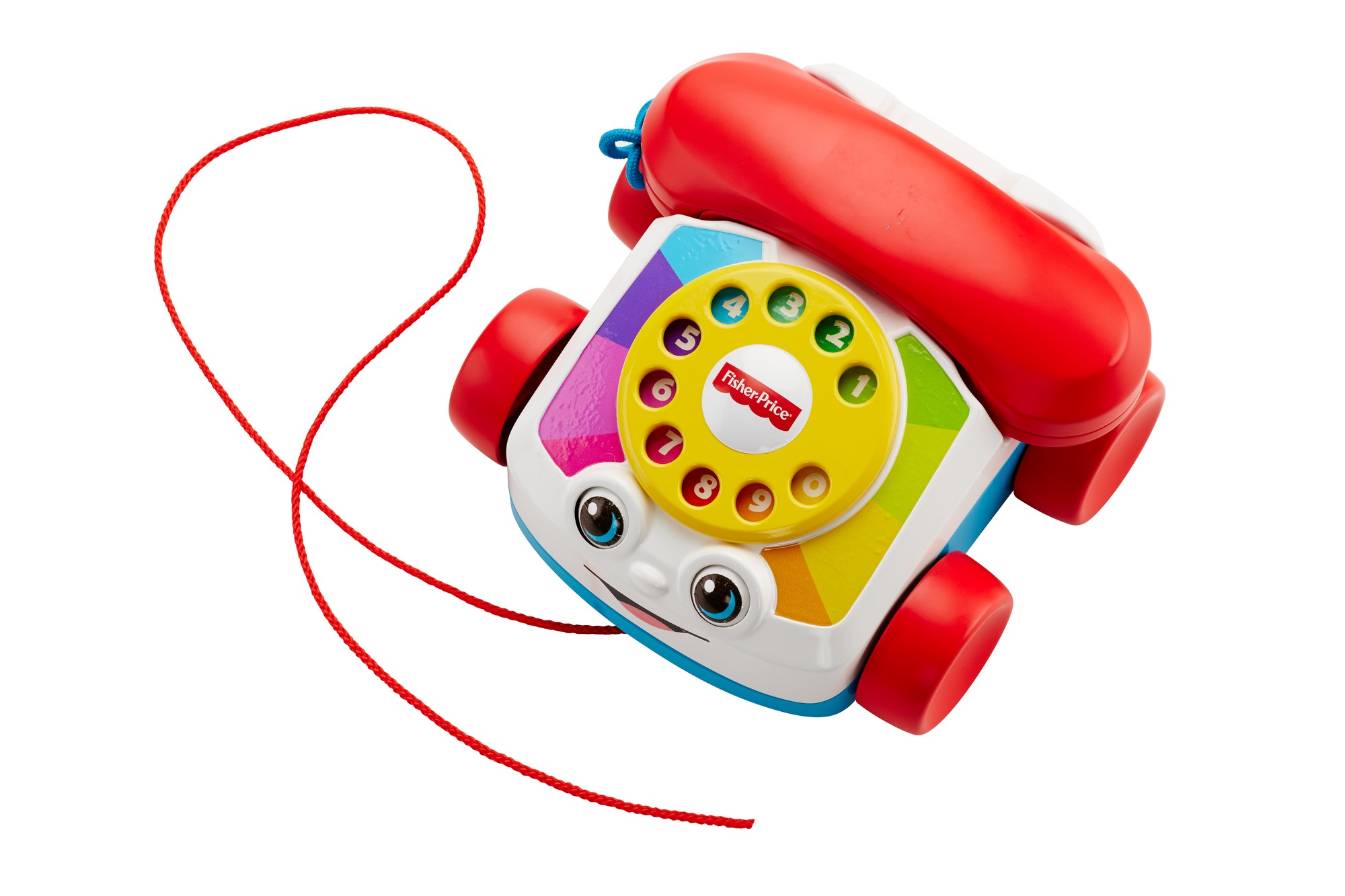 Fisher-Price Chatter Telephone Baby and Toddler Pull Toy Phone with Rotary Dial - image 5 of 6