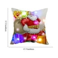 thumbnail image 3 of Hometravel Christmas LED Pillows with Lights, Flashing and Steady Two Mode Switching, Printed Sofa Cushions with Battery Operated LED Effects, 3 of 6