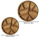 thumbnail image 5 of Puzzle Serving Tray Wooden Food Tray, Funny Puzzle Shaped Serving Tray with 8 Removable Compartments, 5 of 5