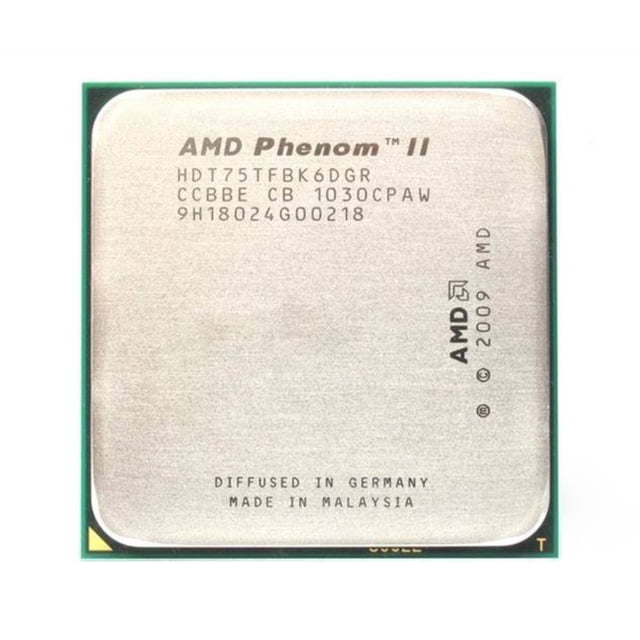 Procesador: AMD Phenom II X6 1075T, 3 GHz, 6 núcleos y 6 subprocesos