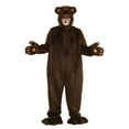 thumbnail image 2 of Adult Deluxe Furry Brown Bear Costume, 2 of 4