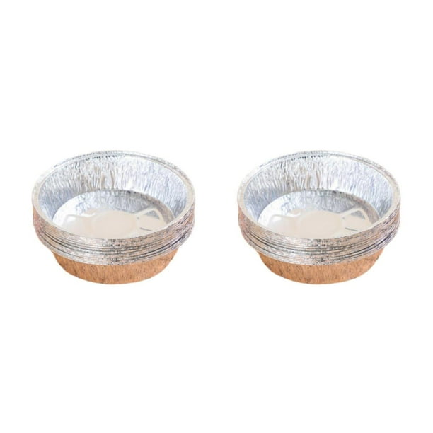 Billuyoard 50Pcs Aluminum Foil Tray Air Fryer Pan Liner for Baking Sheet 50 pcs 6 pulgadas 2Conjunto